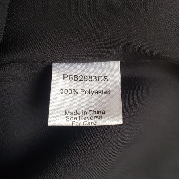 Parker Ronan Mini Dress Black White Color Block Cutout Keyhole Sleeveless L NWT - Picture 16 of 16